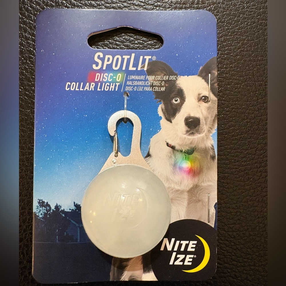 NiteIze Light Up Pet Collar for Safety